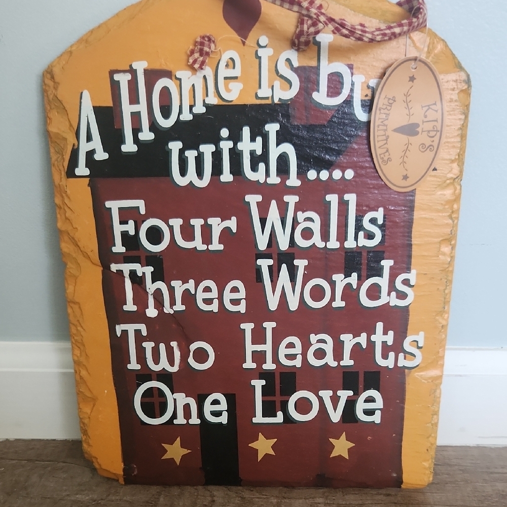 Rustic Wall Sign - Multicolor